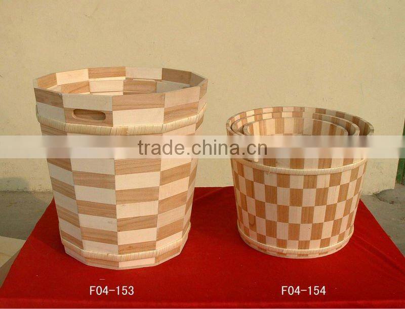 handmade antique wooden bucket,wooden water bucket for sale