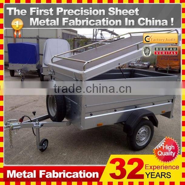 7x5 8x5 galvanized car trailer camping box