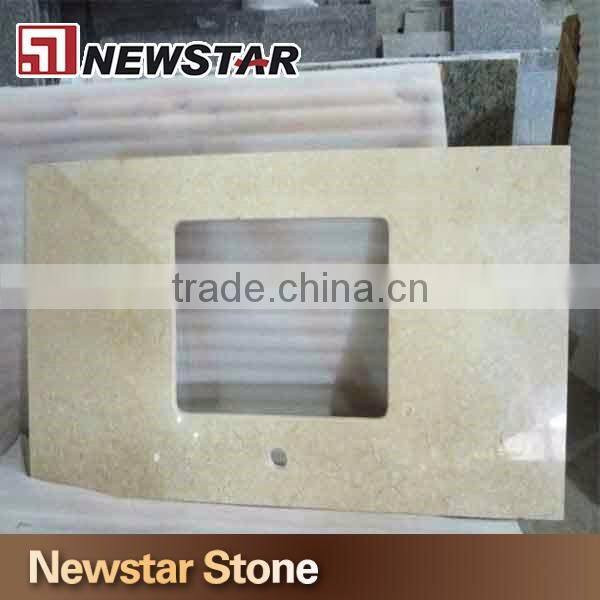 Newstar Top Quality Galala Beige Marble Polished Flooring Tile