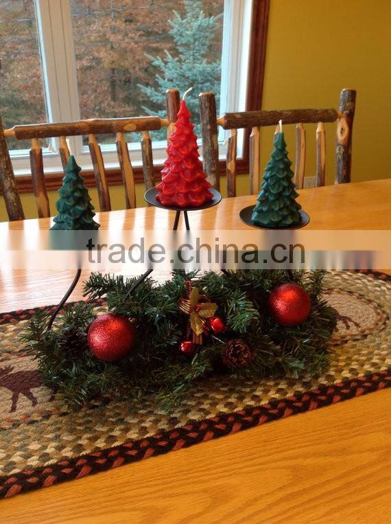 Christmas tree candles 100% beeswax