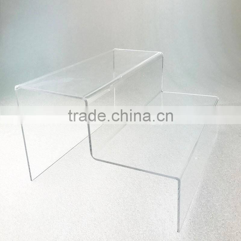 Supply all kinds of sizes Acrylic shoes display riser shelf