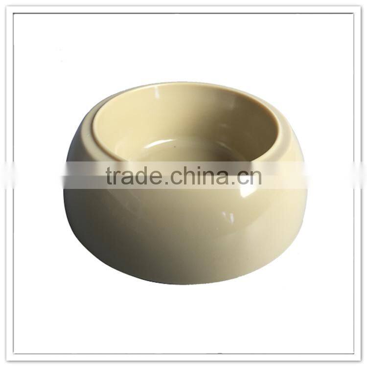 Fashion design pet items manufacturer direct supply solid color melamine travel easy washing plastic pets and dogs bowl