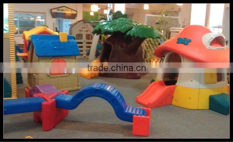 (A-19202)mush room slide day care center indoor plastic slide fun learning games for 6 year olds