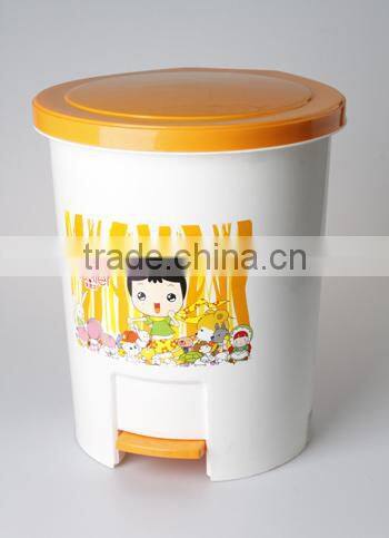 Big Size Foot Pedal Customized Logo Plastic Dust Bin