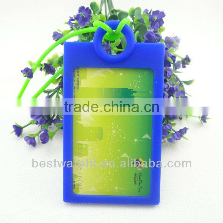 Fashion silicone promotion gifts,business card holder luggage tags