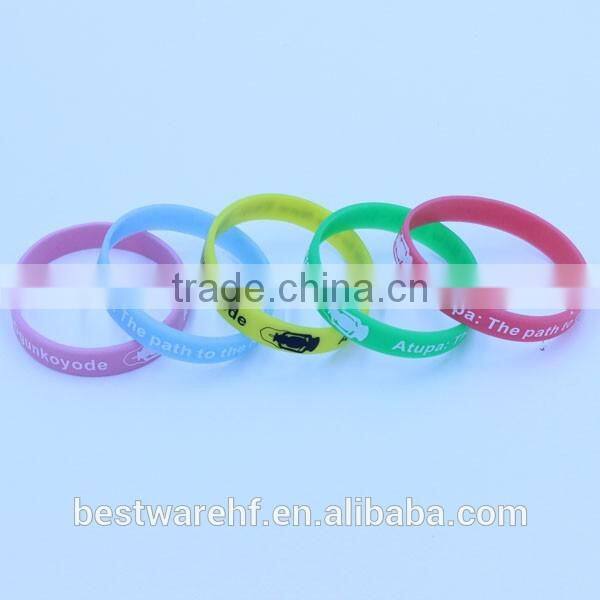1/2 inch adult unique numbered silicone bands