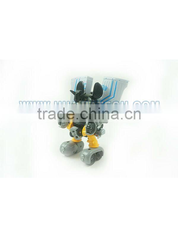 2 In 1 Robot Toys With Light and Music HJ115515 kids toy robot car