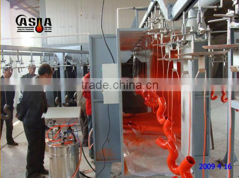 Red epoxy coated grey cast iron pipe fittings