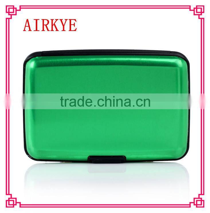 Wonder Colorful Business New Aluminum ID Credit Card Wallet Case Holder Metal