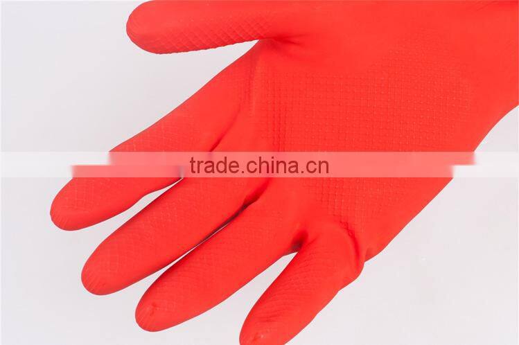 Fleece Lined Rubber Gloves Kitchen Gloves