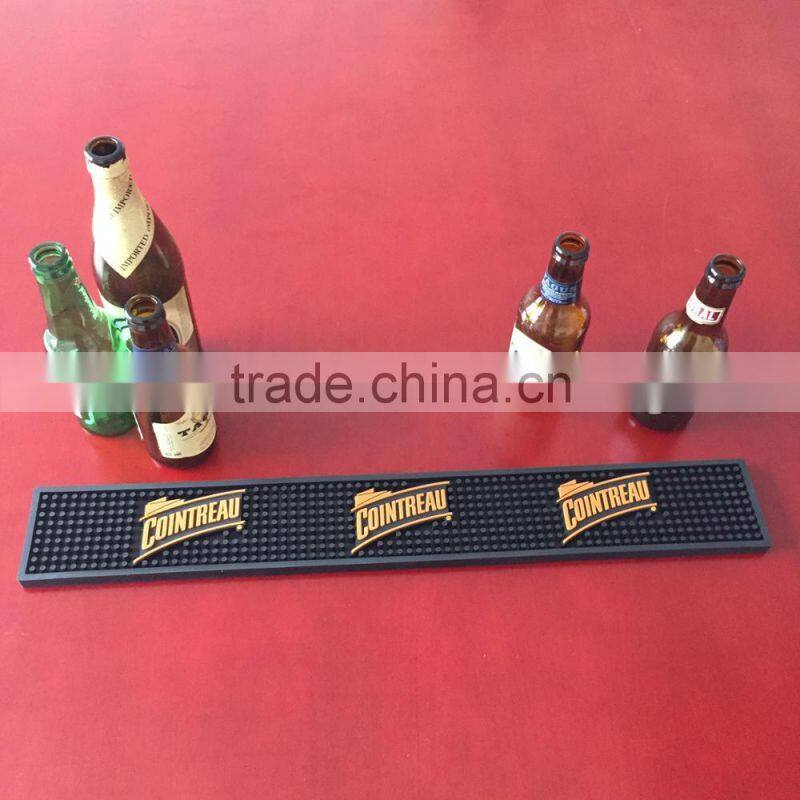 bar accessories anti slip rubber bar mat spill PVC bar mat