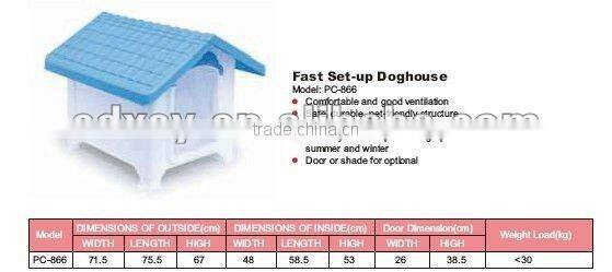 Fast set-up dog house