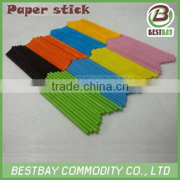 Colorful cookies paper stick,food grade clear lolly paper stick