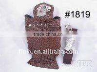 Superior Stylish Eagle-Shaped Leather Salon Scissor Holder