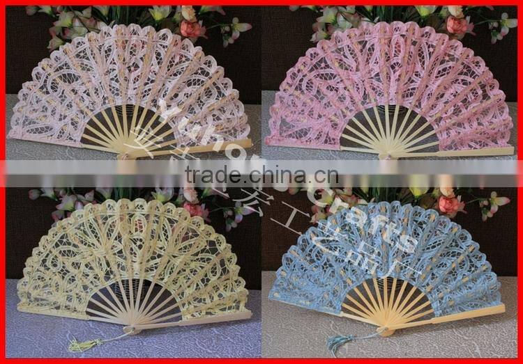 Chinese bamboo crafts wedding fan