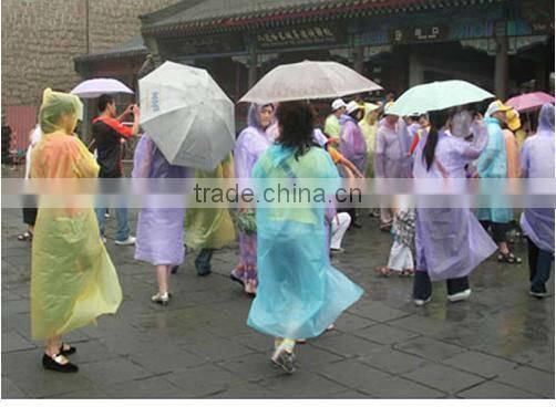 PVC fashion rain coat rain coat
