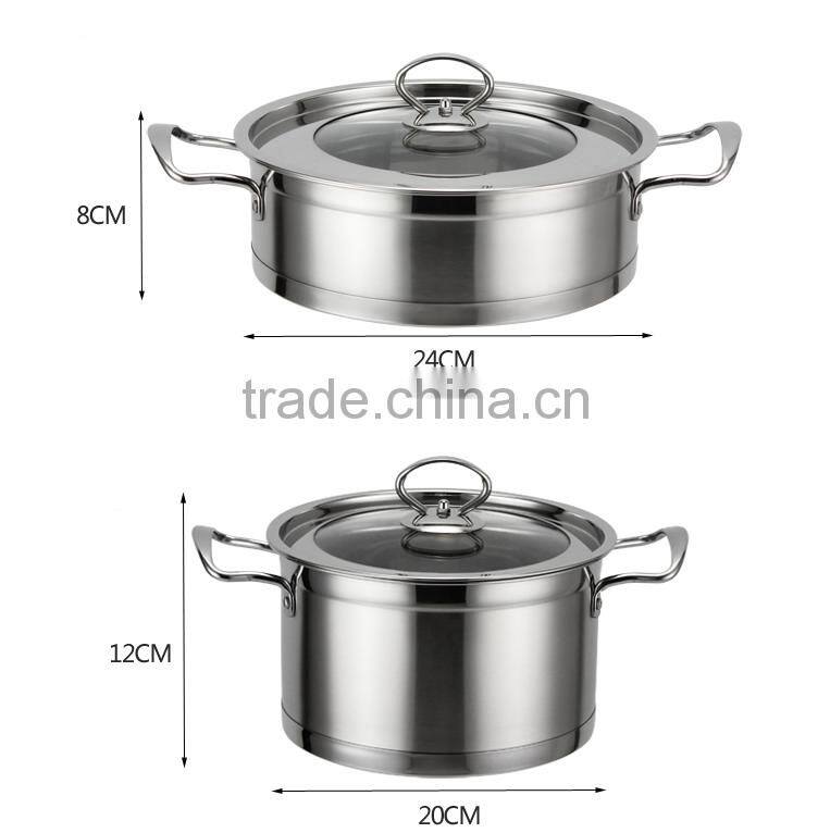 Casserole stainless steel electric cooking stock pots