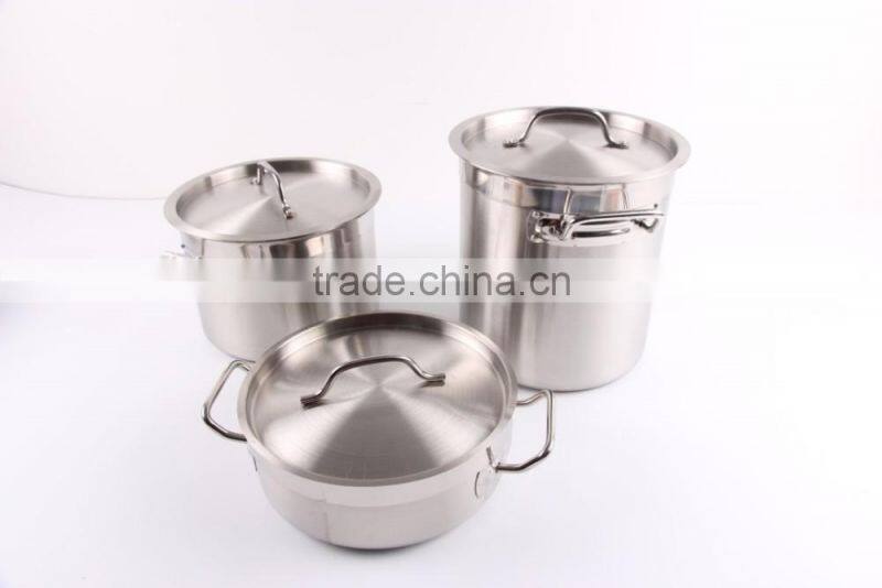 Hot sale 45 x 45cm Stainless Steel Tall Cooking Pots Stock Cook Pot