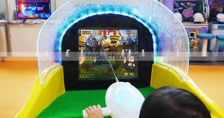 Water gun shooting game kiddie ride video swing game machine for hot sale