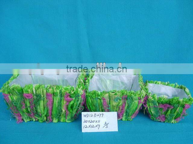 Handmade Decorative Garden Flowerpot with handle