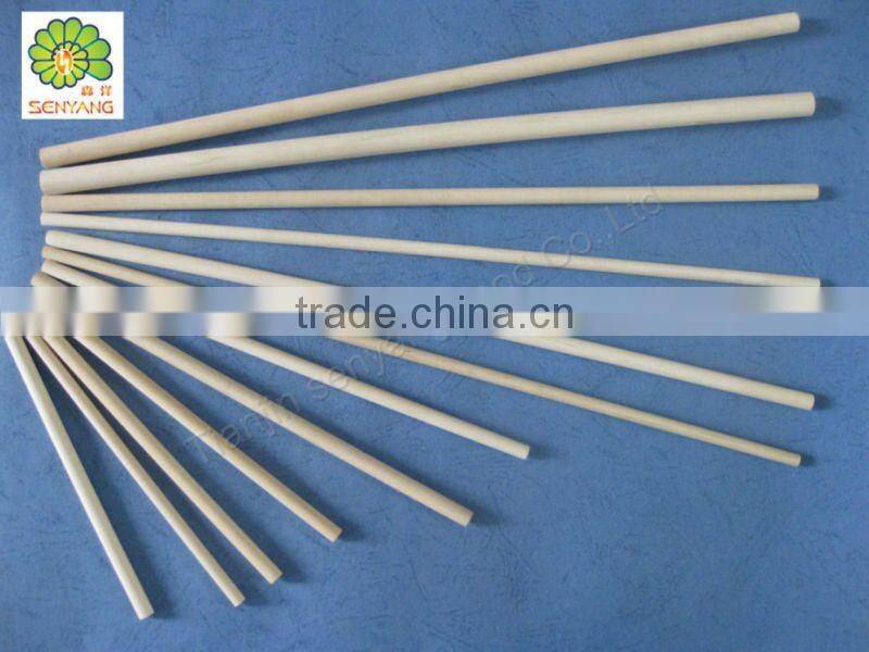 Flexible toys arts and crafts round wooden stick