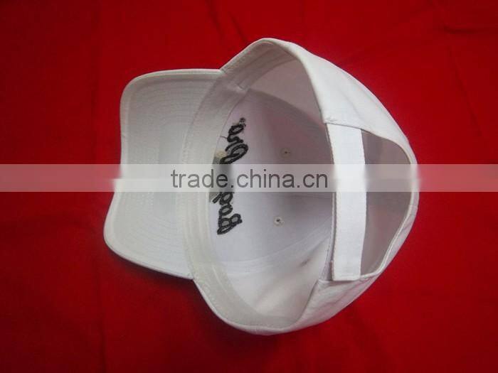 2016 cheapcustom 6 panel golf hat and cap with embroidery LOGO