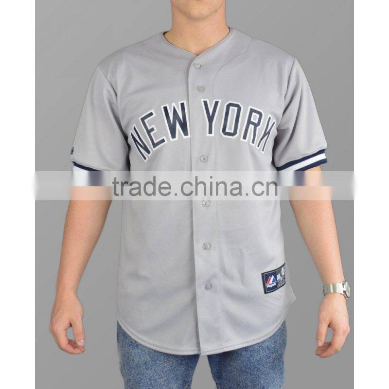 High Quality Unisex 100% Polyester Custom Baseball Jersey