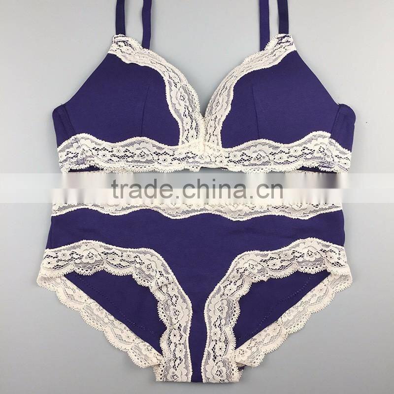 Hot Sexy Girls Underwear Bra and Panty Set Seam Mature Women Lingerie Underwear