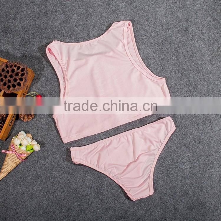 new fashion summer front open bikini set