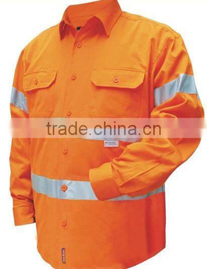 Cotton Factory Soft Safety Work Clothes For Coal Mining Industry