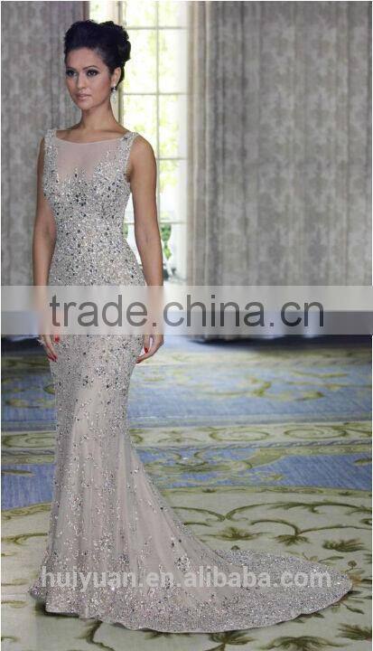 new fashion cap sleeve chiffon lace long evening dress