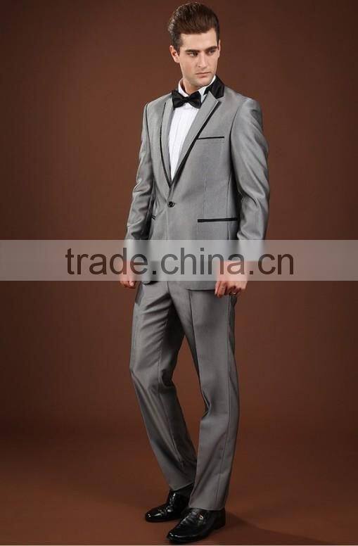 dark gray coat pant suits for men