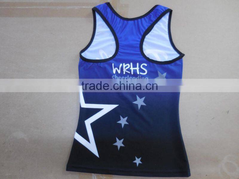 Cool Professional Hot Cheerleading Uniforms, Custom Cheerleading Vests/Sports Bras