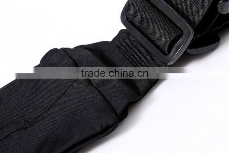 Kroad PINK running waist belt with a Key hook, spandex fitness belt, custom reflective logos