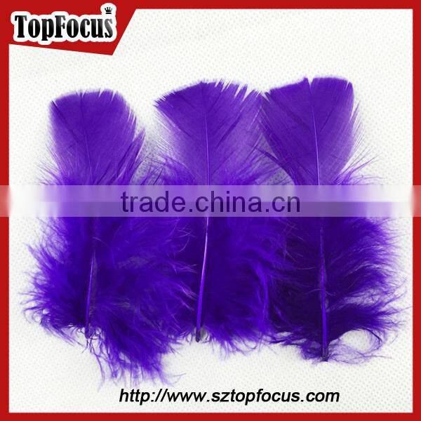 cheap hot sale colorful decorations fluffy artificial turkey feather