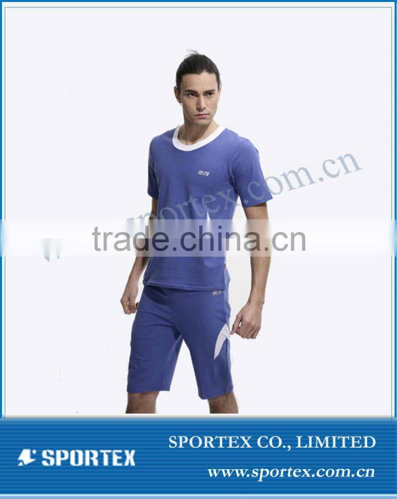 Stylest sport wear set for men with high quality OEM mens sport wear