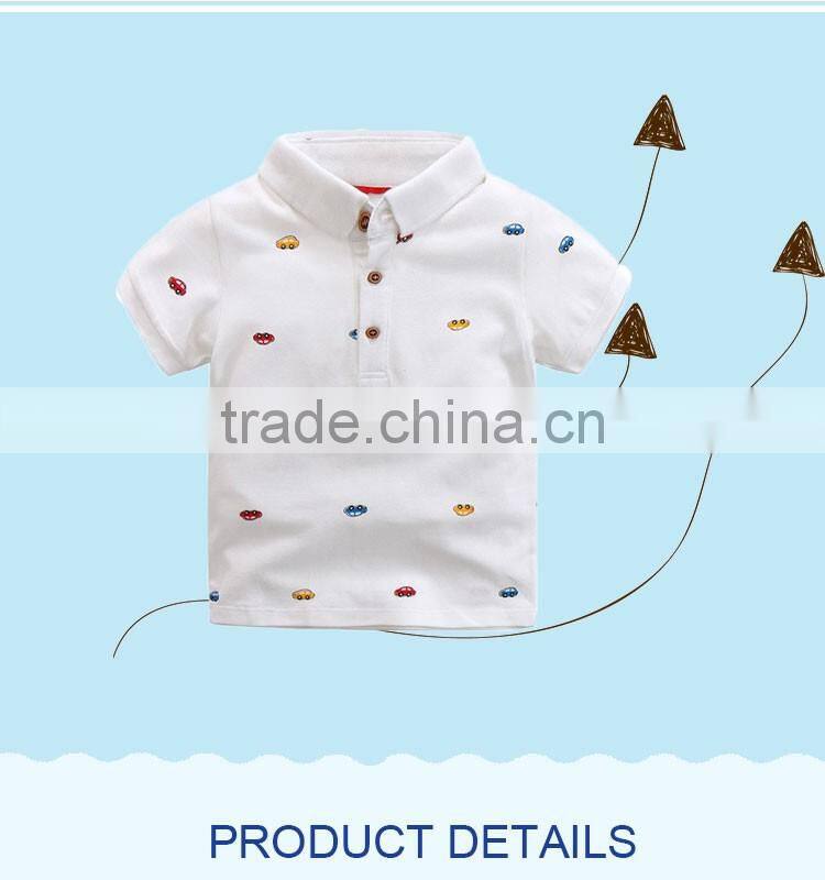 Kids plain short sleeve sublimation polo t-shirt wholesale