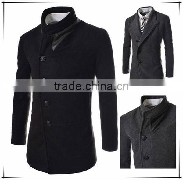 2016 winter new design military wool trench coat