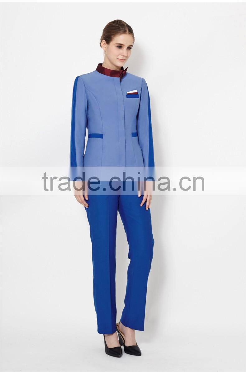 high class fashion hotel service receptionist uniforms