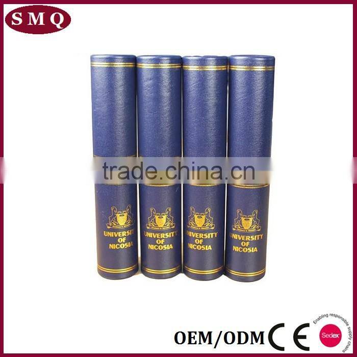 Online hot sale design cylinder A4 graduation certificate tube