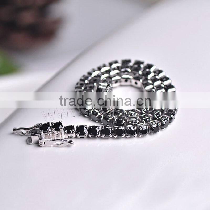 jewelry chain machine Cubic Zirconia Jewelry Bracelets Hip 925 silver hand chain jewelry