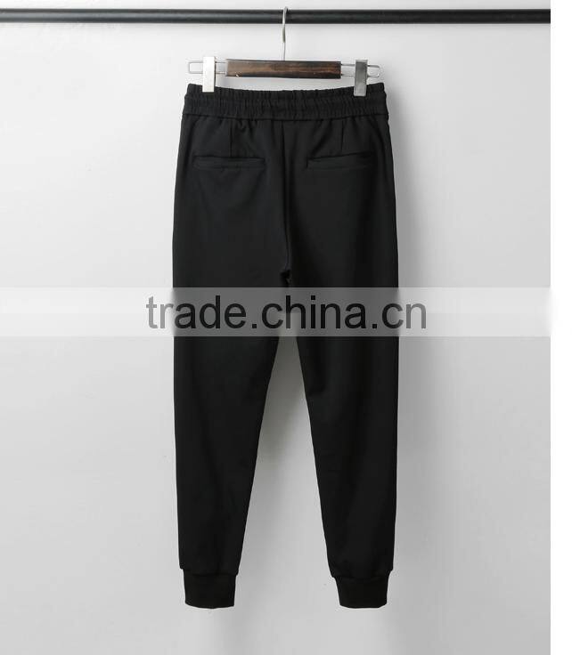 mens fashion skinny zip jogger/zip pants guangzhou garment