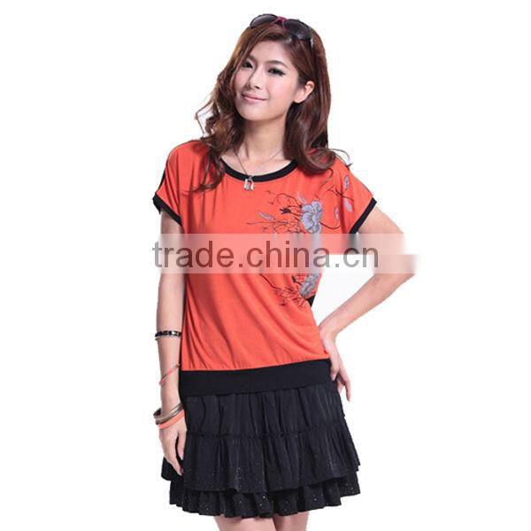 Women Short Sleeve Blouses Wide Neck T Shirts Round Neck Women T Shirt In Assorted Colours