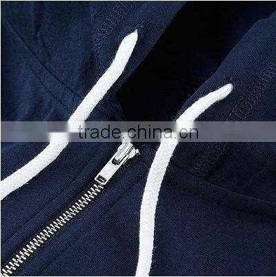 Plain Black Pullovers Zipper Hoodies Wholesale Pocket Men Hoodies