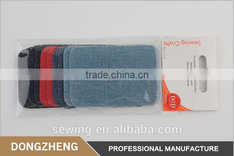 Chinese supply plain sublimation custom embroidered patches with iron on back
