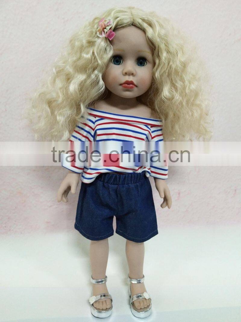 fashion full vinyl 18 inch doll with high quality
