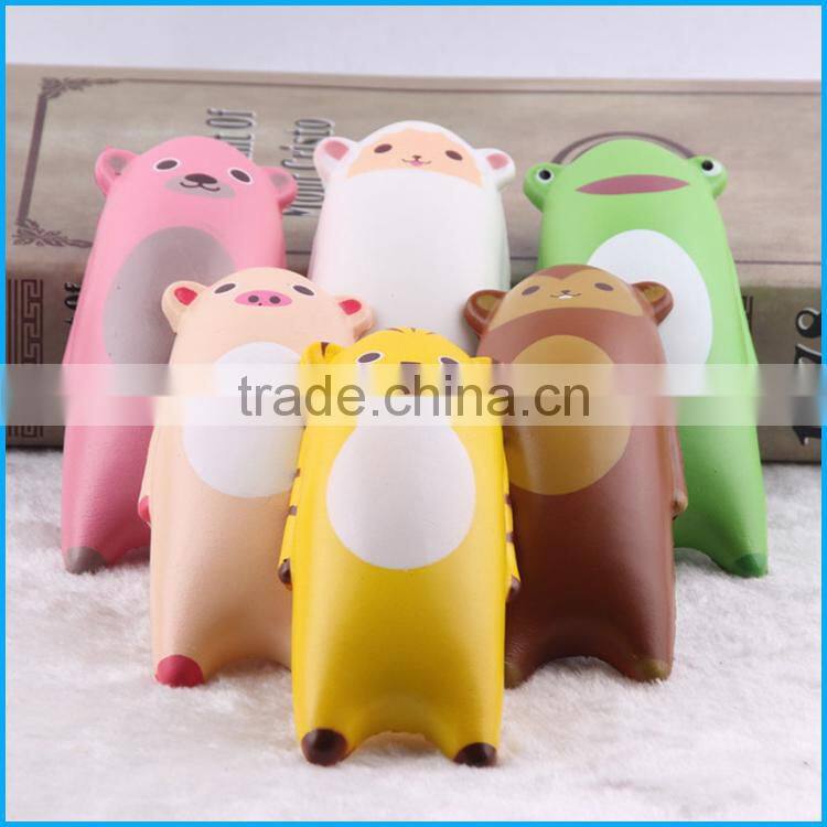High quality super soft slow rising toys PU squishy alpaca for kids