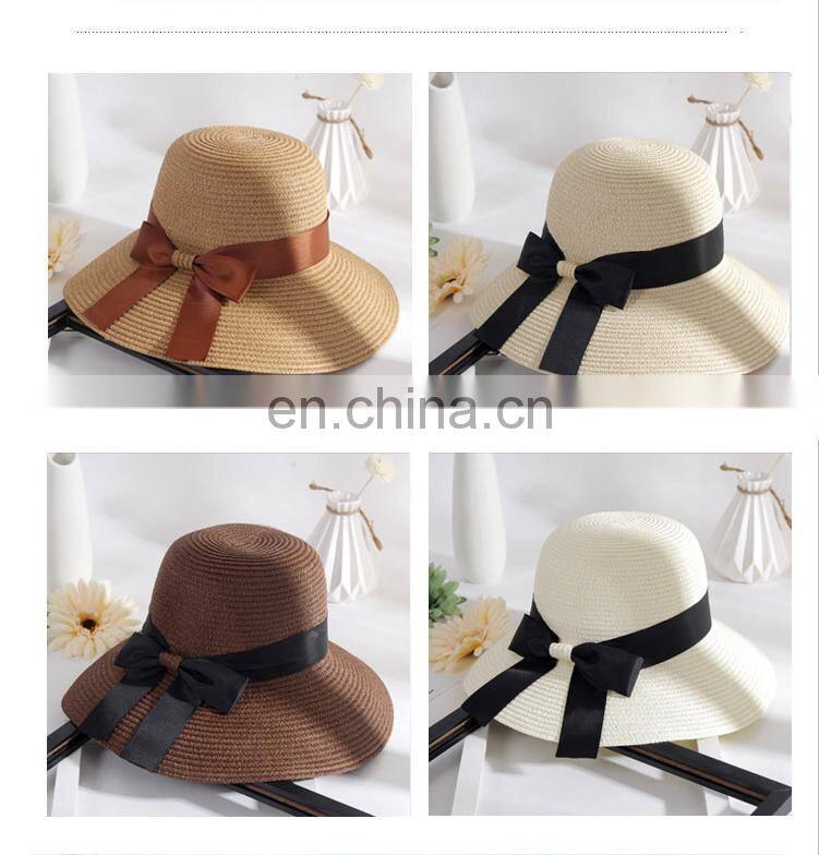 Straw Hat Topee Butterfly Beach Hat