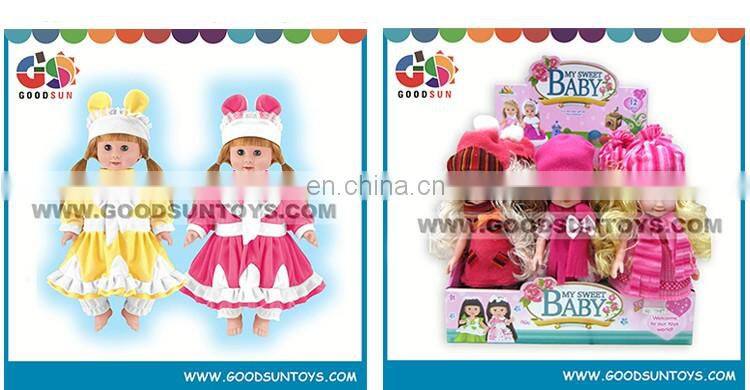 Newest baby toy 14 inch laugh cry fashion doll toy for children