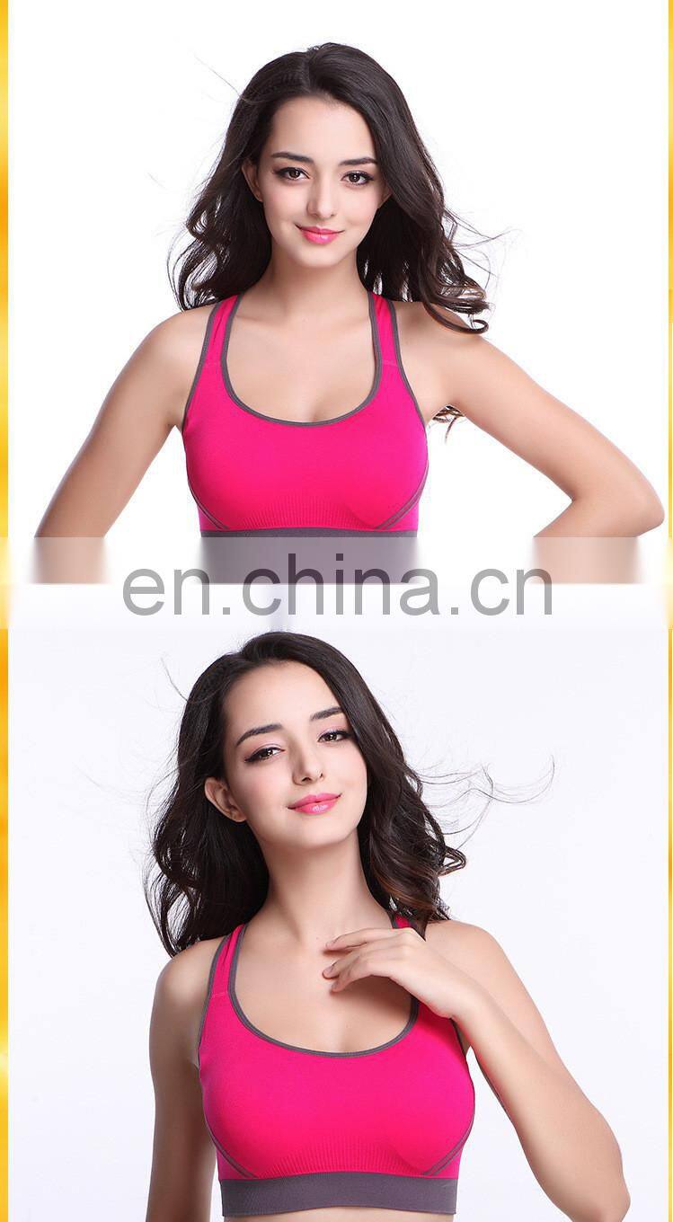 Women's Comfort Shaped Seamless Workout cotton Sports Bra#WX0002